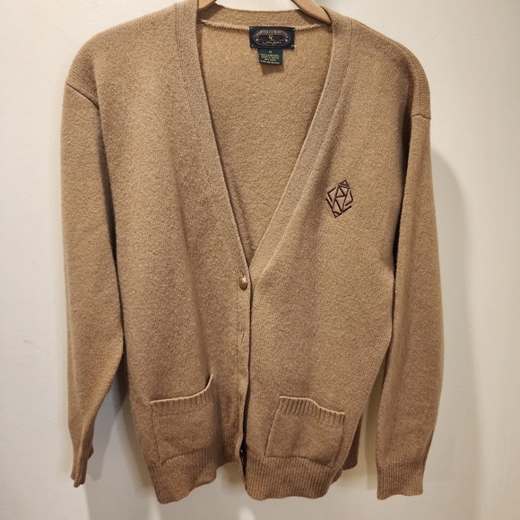 Charter Club vintage 100% lambswool button Down cardigan size M - Picture 9 of 12